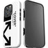 Black and White Arrows iPhone 16 Pro Impact Case